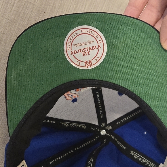 New York Knicks Mitchell and Ness NBA Basketball Snapback Hat Cap Nostalgia Retr - Picture 7 of 10